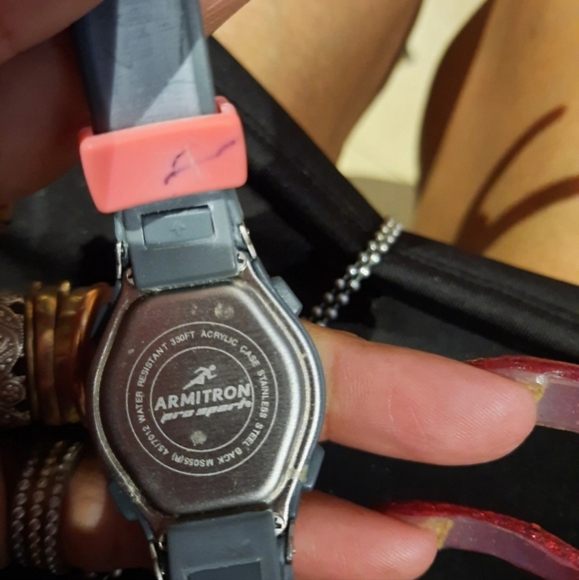 New Armitron Women's genuine sports watch grey peach 🍑 - Picture 2 of 5